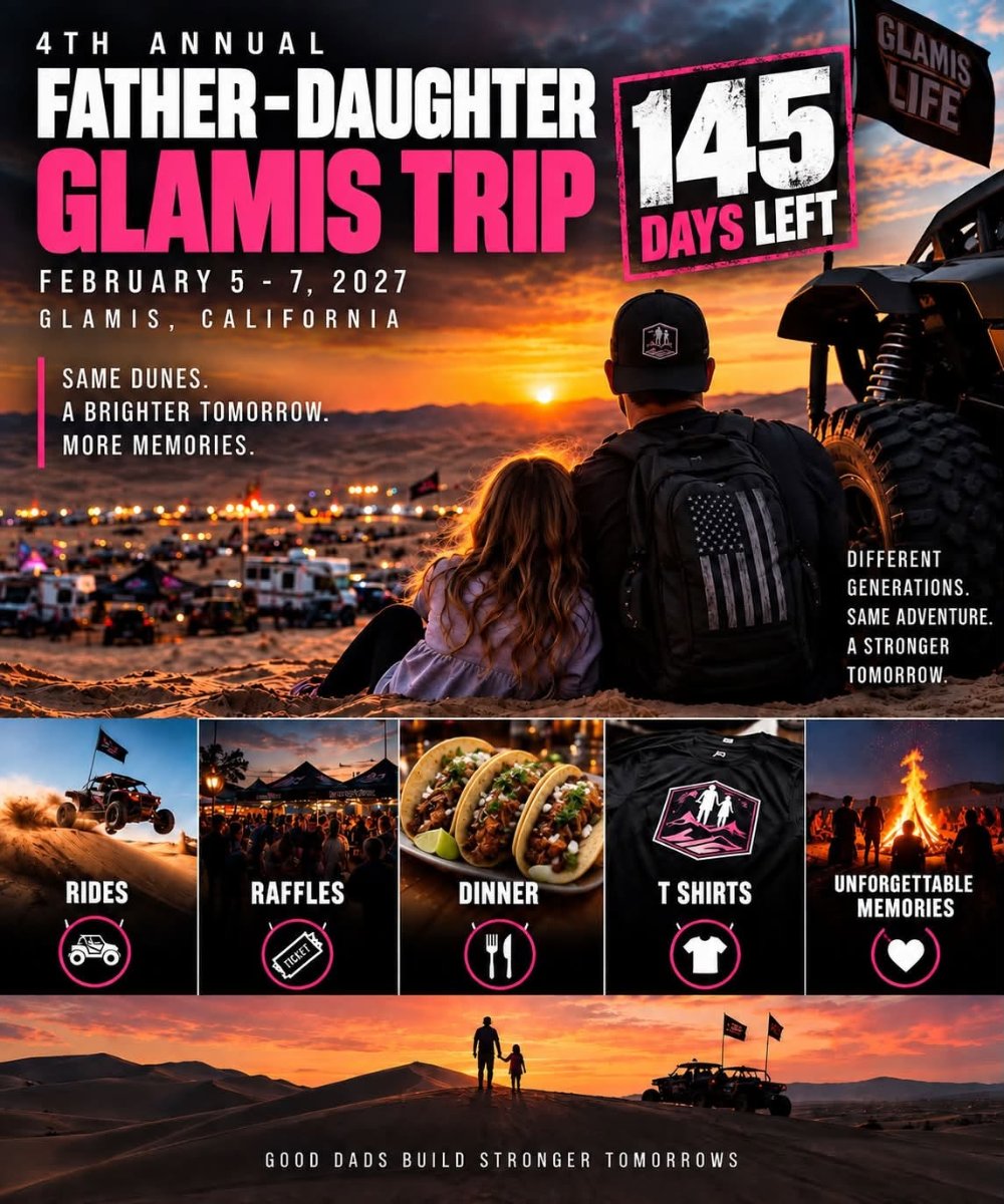 Father Daughter Glamis Trip logo