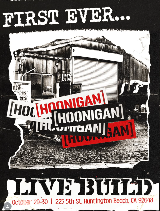 HOONIGAN LIVE TWO-DAY MYSTERY BUILD! logo