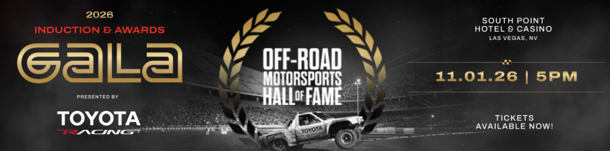 Off-Road Motorsports Hall of Fame 2O26 Induction & Awards Gala logo