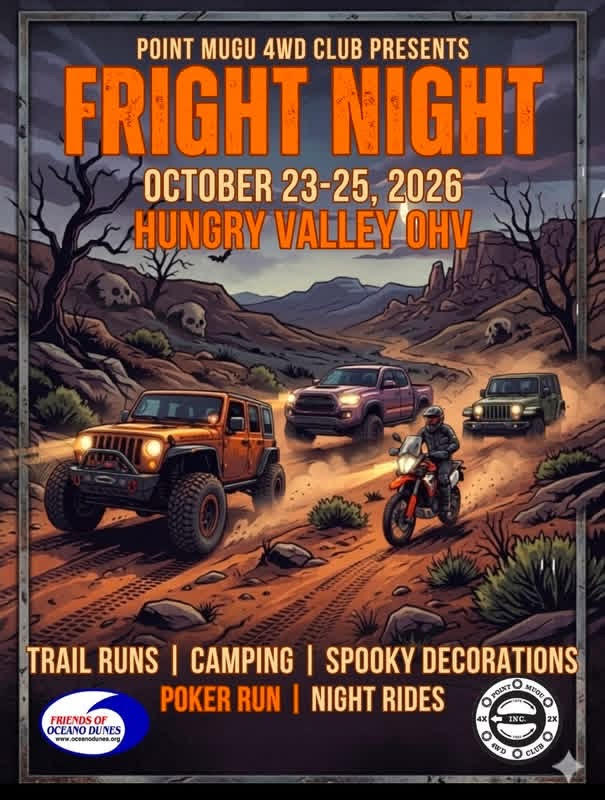 Fright Night Hungry Valley – Point Mugu 4WD Club logo